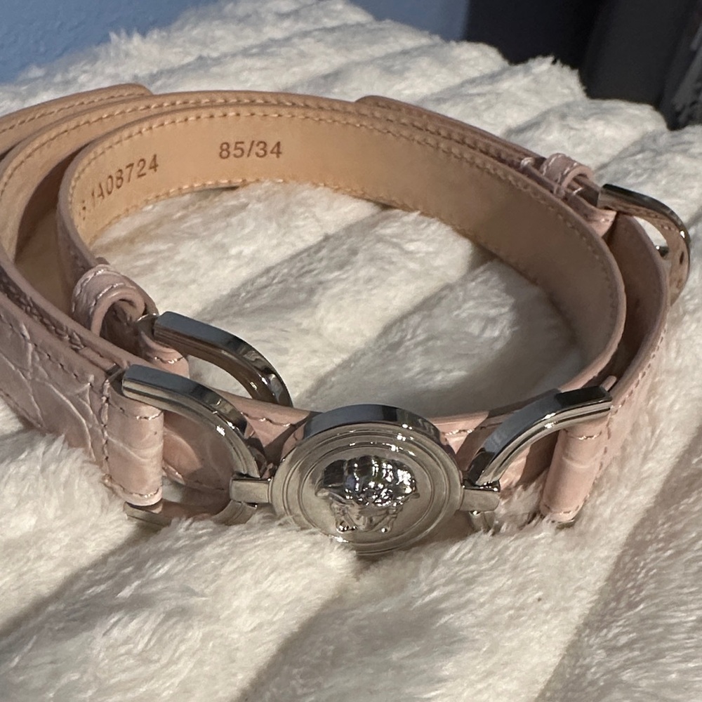 Versace Medusa Leather Belt